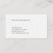 Kleurblok | Abstracte kunst Visitekaartje (Achterkant)