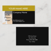 Kleurblok Foto-Visitekaartje Visitekaartje (Voorkant / Achterkant)
