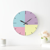 Kleurblok, geometrisch grote klok (Huis)