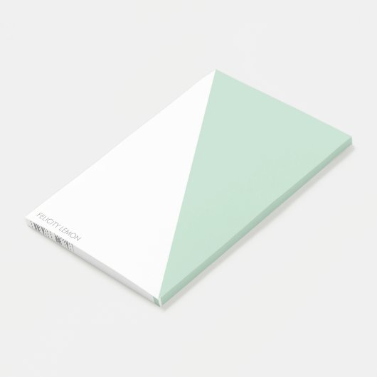 Kleurblok - Gepersonaliseerde Post-it® notes (Schuin)