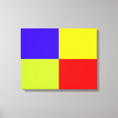 Kleurblok gestreept canvas (Voorkant)