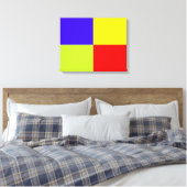 Kleurblok gestreept canvas (Insitu (Slaapkamer))