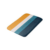 Kleurblok Horizontale Stripe Minimale Bath Mat (Gekanteld)