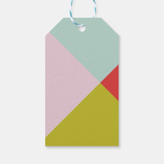 Kleurblok Joy Cadeaulabel (Achterkant)