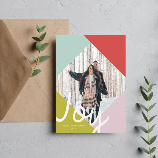 Kleurblok Kerstkaart