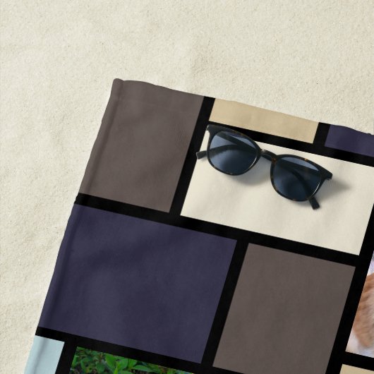 Kleurblok Kustkalm op maat 5 Foto Strandlaken (In situ)