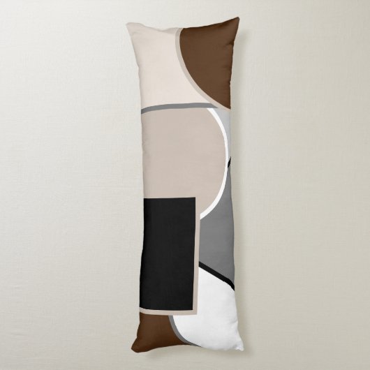 Kleurblok met aardtoon lichaamskussen (Achterkant (Verticaal))