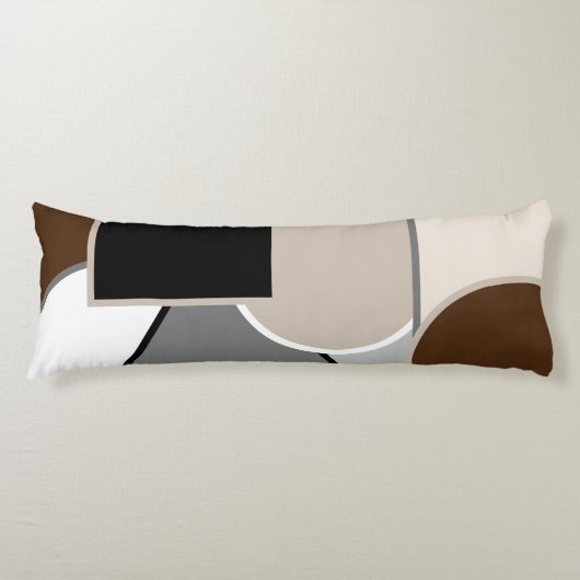 Kleurblok met aardtoon lichaamskussen (Voorkant)