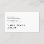 Kleurblok | Metalen klinknagels | Gouden Zijde Visitekaartje (Achterkant)