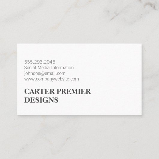 Kleurblok | Metalen klinknagels | Gouden Zijde Visitekaartje (Achterkant)