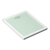 Kleurblok Mint Blocnote (Schuin)