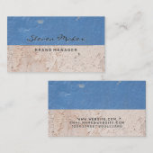 Kleurblok Oude muur Visitekaartje (Voorkant / Achterkant)