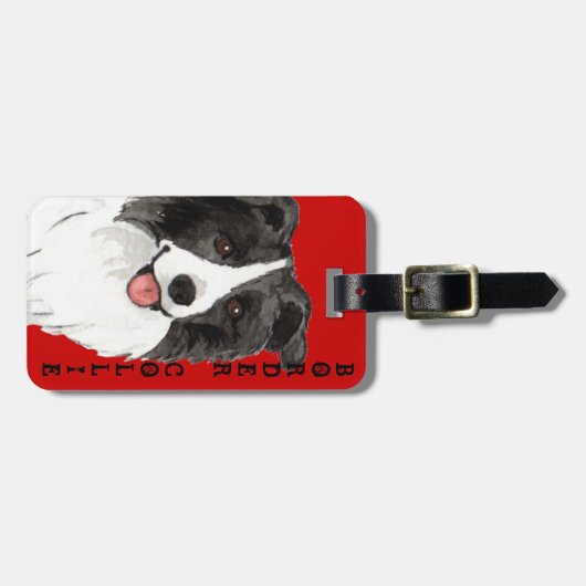 Kleurblok rand bagagelabel (Voorkant horizontaal)