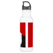 Kleurblok rand waterfles  (Achterkant)