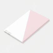 Kleurblok - Roze persoonlijke Post-it® notes (Schuin)