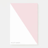 Kleurblok - Roze persoonlijke Post-it® notes (Voorkant)