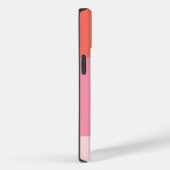 Kleurblok Roze Sinaasappel Geel Minimalist Case-Mate iPhone Case (Achterkant / Rechts)