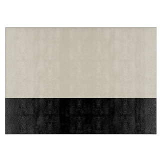 Kleurblok snijvlak glas (zwart/eiwit) snijplank