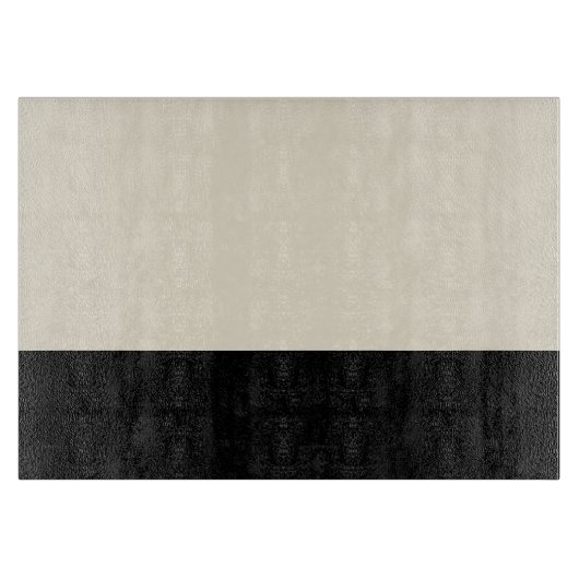 Kleurblok snijvlak glas (zwart/eiwit) snijplank (Voorkant)