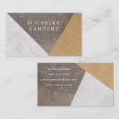 Kleurblok | Stone Metal Paper Visitekaartje (Voorkant / Achterkant)