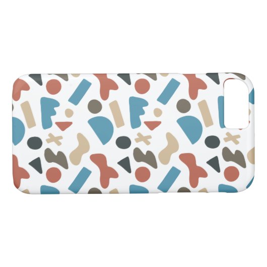 Kleurblok vormpatroon Case-Mate iPhone case (Achterkant (Horizontaal))