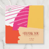 Kleurblok Weddenzomer ID740 Bedankjes Labels (Voorkant)