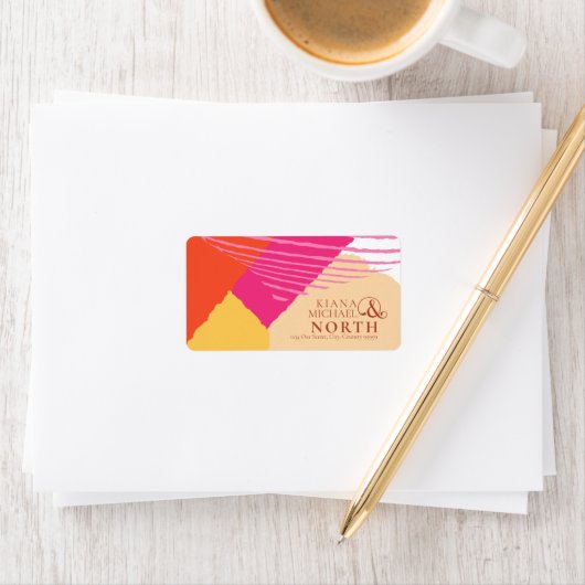 Kleurblok Weddenzomer ID740 Etiket (Insitu)