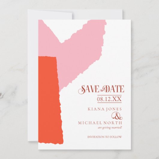 Kleurblok Weddenzomer ID740 Save The Date (Voorkant)