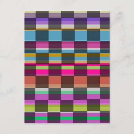 Kleurblokjes Briefkaart (Voorkant)