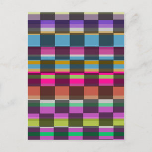 Kleurblokjes Briefkaart