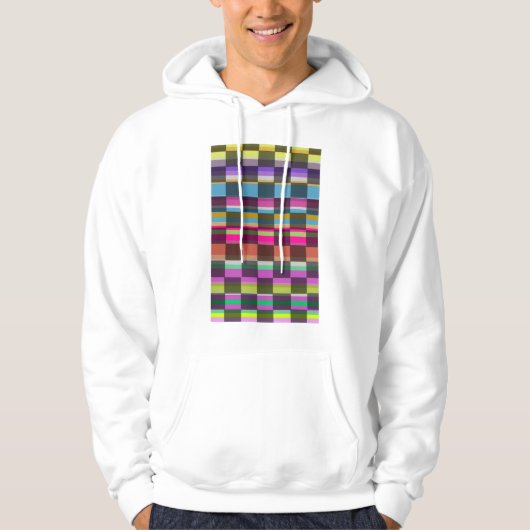 Kleurblokjes Hoodie (Voorkant)