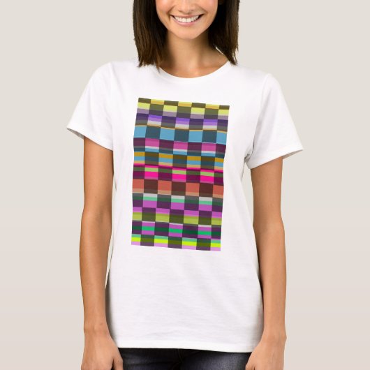 Kleurblokjes T-shirt (Voorkant)