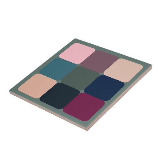 Kleurblokjes Tegeltje (Zijkant)