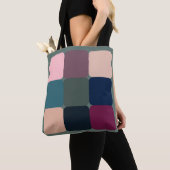 Kleurblokjes Tote Bag (Dichtbij)