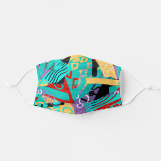 Kleurblokkeermasker Stoffen Mondkapje