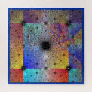 Kleurblokkeerpuitje Legpuzzel