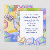 Kleurblokken 4,25 x 5,5-inch uitnodiging (Voorkant / Achterkant)