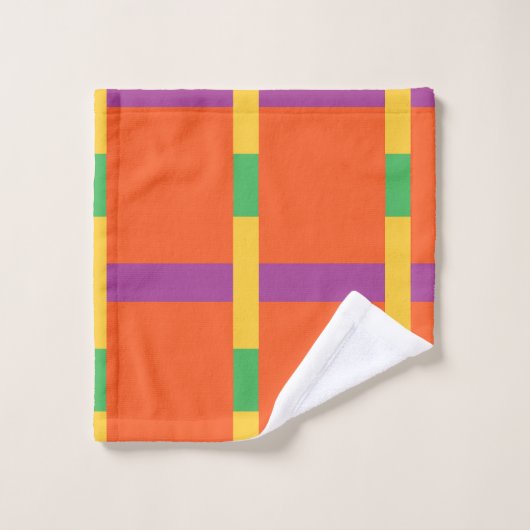 Kleurblokken Bad Handdoek (Wasdoekje)