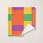 Kleurblokken Bad Handdoek (Wasdoekje)