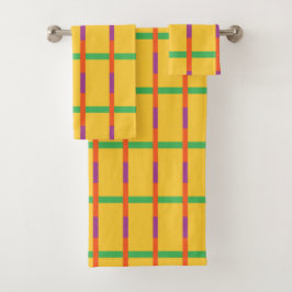Kleurblokken Bad Handdoek