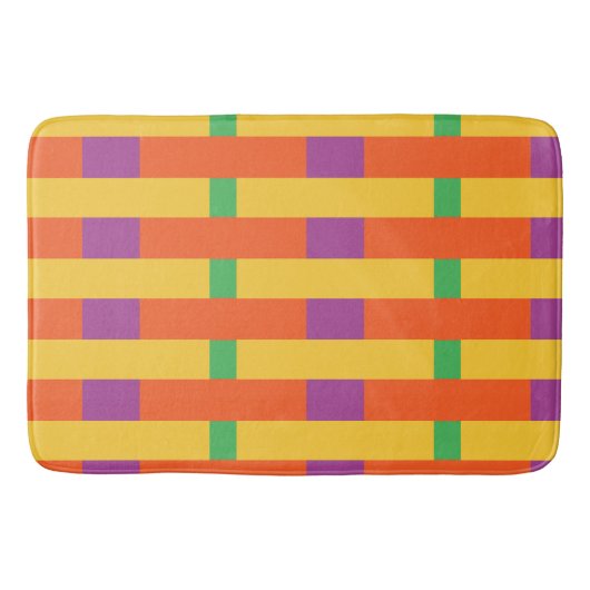 Kleurblokken Badmat (Voorkant)