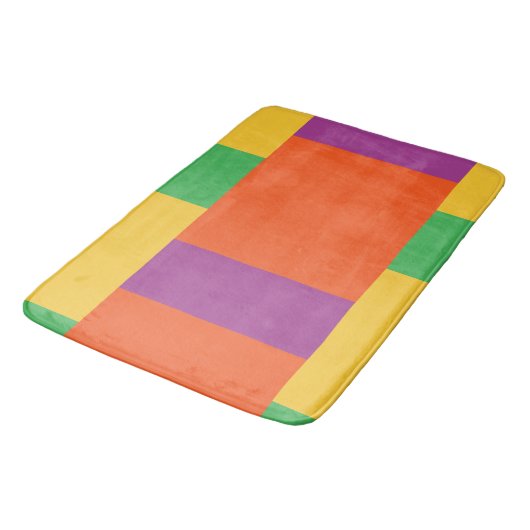 Kleurblokken Badmat (Gekanteld)