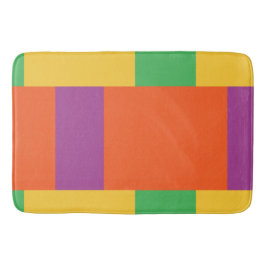 Kleurblokken Badmat