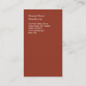 Kleurblokken die aangepaste fotokaart bewerken visitekaartje (Achterkant)