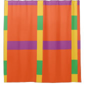 Kleurblokken Douchegordijn (Voorkant)