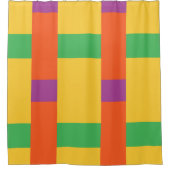 Kleurblokken Douchegordijn (Voorkant)