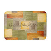 Kleurblokken herfst badmat (Voorkant)