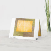 Kleurblokken herfst kaart (Achterkant)