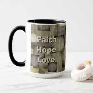 Kleurblokken herfst mok