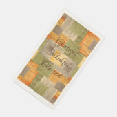 Kleurblokken herfst servet (Hoek)